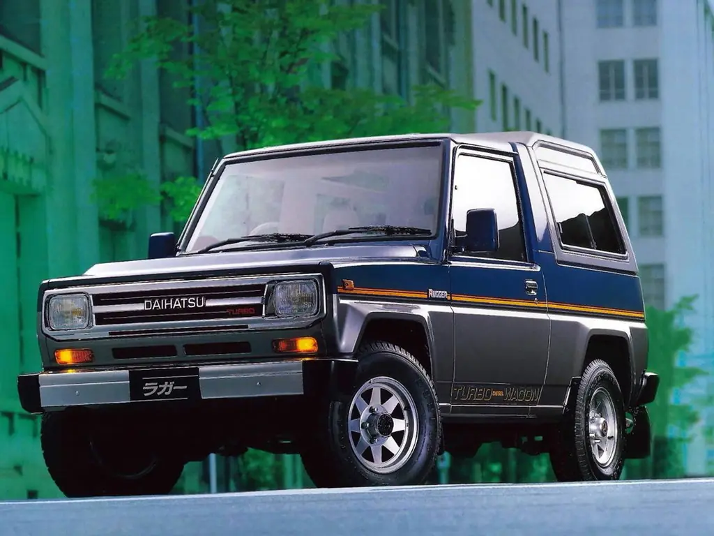 Daihatsu Rugger (F70, F75V, F76G) 1 поколение, рестайлинг, джип/suv 3 дв. (09.1987 - 10.1990)